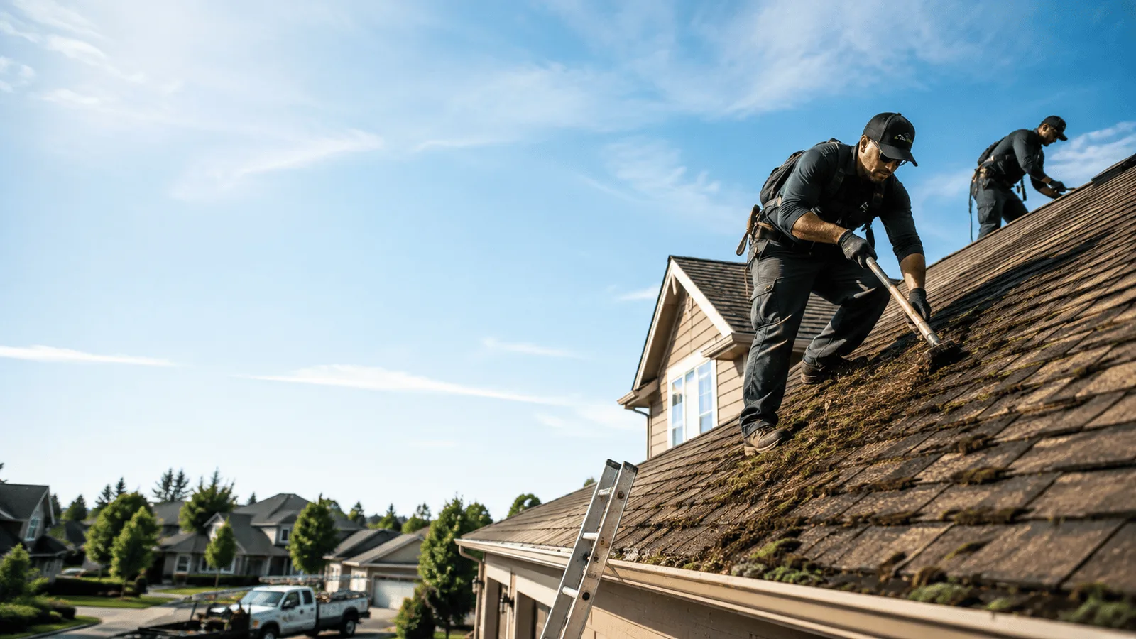 Roof Moss Removal in Fowler, MI near me